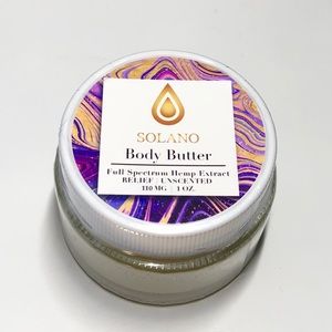 Solano Hemp extract body butter